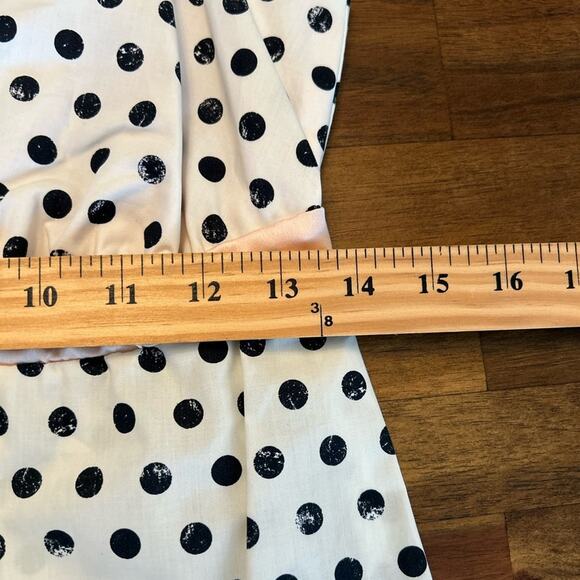 NWT Pinko Black and White Polka Dot Pajama Set Shorts and Tank Size 2 - Picture 11 of 16